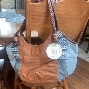 Leather handbag by the Sak, new with tags